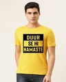 Shop Duur Se Hi Namaste Half Sleeve T Shirt For Men