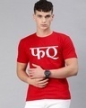 Shop Faa Queue Half Sleeve T Shirt For Men-Front