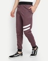 Shop Men's Maroon Mid Rise Relaxed Fit Joggers-Design