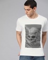 Shop Skull Lines Half Sleeve T Shirt For Men-Front