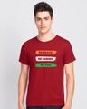 Shop Be Brave Men's T-shirt-Front