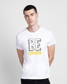 Shop Be Logo Half Sleeve T-Shirt-Front