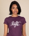 Shop Be The Light Half Sleeve T-Shirt-Front