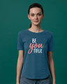 Shop Be-you-tiful Basic Round Hem T-Shirt-Front