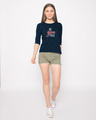 Shop Be-you-tiful Round Neck 3/4th Sleeve T-Shirt-Full