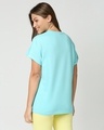 Shop Beach Blue Boyfriend T-Shirt-Full