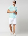 Shop Beach Blue Color Block Shorts