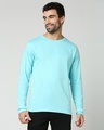 Shop Beach Blue Full Sleeve T-Shirt-Design