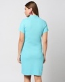 Shop Beach Blue Pique Dress-Full