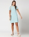 Shop Beach Blue Stripe T-Shirt Dress