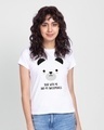 Shop Women's Bear with Me Slim Fit T-Shirt-Front