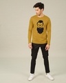 Shop Beard Man Full Sleeve T-Shirt-Design