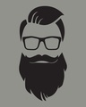 Shop Beard Man Half Sleeve T-Shirt-Full