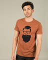 Shop Beard Man Half Sleeve T-Shirt-Design