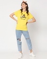 Shop Bearly Awake Boyfriend T-Shirt Empire Yellow-Full