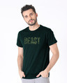 Shop Beast Camouflage Half Sleeve T-Shirt-Design
