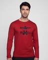 Shop Beast Claw Full Sleeve T-Shirt (Hidden Message)-Full
