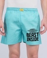 Shop Beast Inside Side Printed Boxer-Front