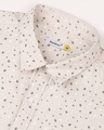 Shop Men's Beige Cotton Melange Slim Fit Shirt