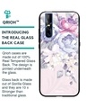 Shop Elegant Floral Printed Premium Glass Cover for Vivo V15 Pro (Shock Proof, Lightweight)-Design