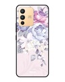 Shop Elegant Floral Printed Premium Glass Cover for Vivo V23 Pro 5G (Shock Proof, Lightweight)-Front