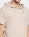 Shop Men's Grey Hoodie T-shirt