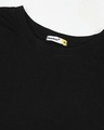 Shop Women's Black Believe Cat Graphic Printed Slim Fit T-shirt
