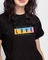 Shop Believe In Love Boyfriend T-Shirt-Front