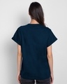 Shop Believe In Wonder Boyfriend T-Shirt Navy Blue (DCL)-Design