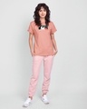 Shop Believe in wonder woman Boyfriend T-Shirt Misty Pink (DCL)-Design