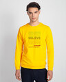 Shop Believe In Yourself Fleece Sweatshirt Mimosa-Front