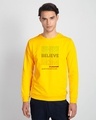 Shop Believe In Yourself Fleece Sweatshirt Mimosa-Design