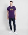 Shop Believe In Yourself Half Sleeve T-Shirt Parachute Purple-Design