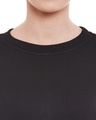 Shop Women's Black Regular Fit Sweatshirt-Full