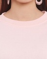 Shop Women's Pink Regular Fit Sweatshirt-Full