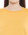 Shop Women's Yellow Regular Fit Sweatshirt-Full