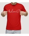 Shop Unisex Red Printed Regular Fit T Shirt-Design