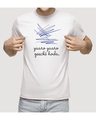 Shop Unisex White Printed Regular Fit T Shirt-Design
