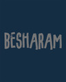 Shop Besharam Round Neck 3/4th Sleeve T-Shirt-Full