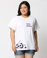 Shop Best Motivation Boyfriend Printed T-Shirt Plus Size-Front
