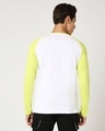Shop Best Motivation Full Sleeve Raglan T-Shirt White-Neo Mint -Design