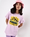 Shop Women's Purple Better Together Graphic Printed Boyfriend T-shirt-Front