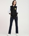 Shop Bewakoof Badge Varsity Bomber Jacket-Full