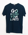 Shop Beyond Limits Half Sleeve T-Shirt-Front