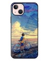 Shop Bicycle Art Premium Glass Case for Apple Iphone 13 Mini (Shock Proof, Scratch Resistant)-Front