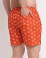 Shop Men's Orange Printed Relaxed Fit Boxers-Design