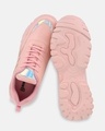 Shop Women's Pink Color Blocked Chunky Sneakers
