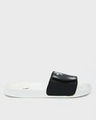 Shop Men's White Big Herbal Weed Lightweight Adjustable Strap Sliders