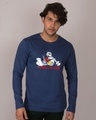 Shop Bike Mickey Full Sleeve T-Shirt (DL)-Front