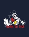 Shop Bike Mickey Full Sleeve T-Shirt (DL)-Full